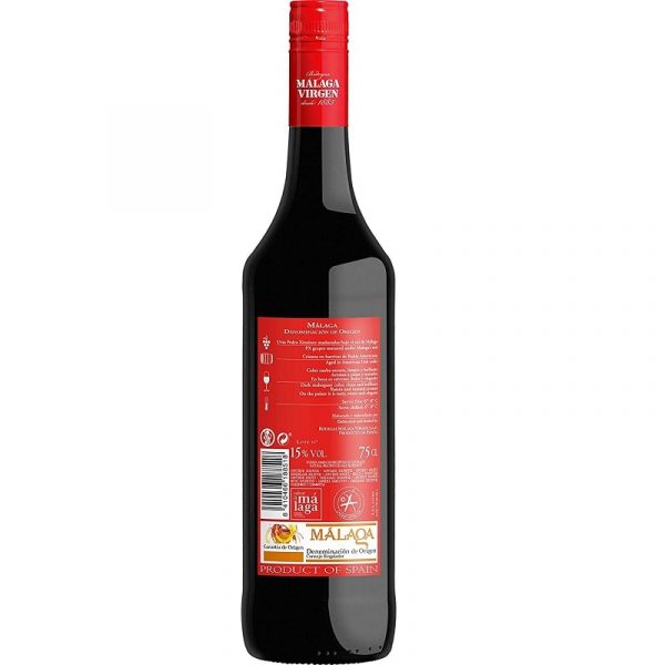 Estuche de Málaga Virgen Sweet - botella 75cl + 2 catavinos